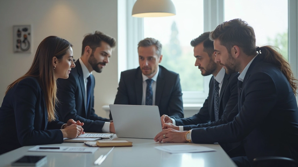 Деловая встреча профессионалов на конференции в Алматы