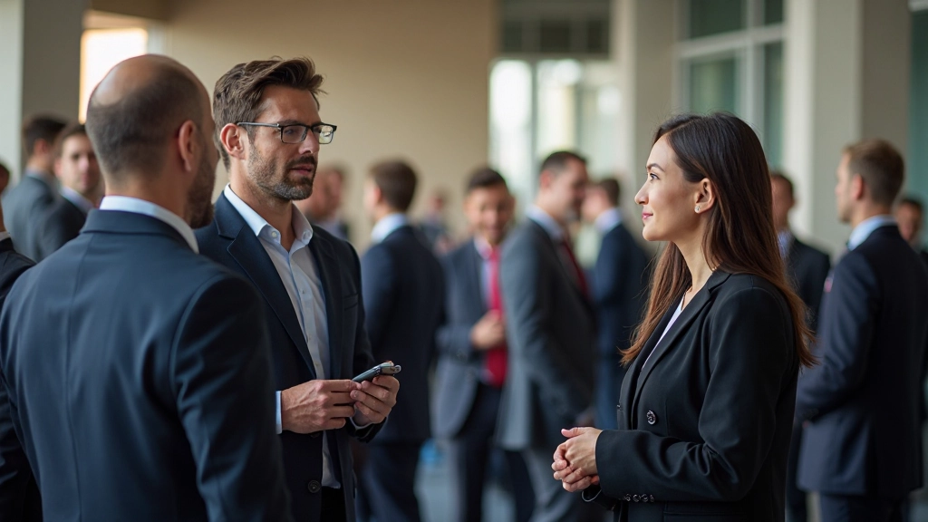 Фотография профессионалов на деловом мероприятии, обсуждающих проект